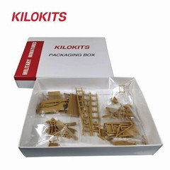 KILOKITS 1/35 Plastic Table Bench Chair Dioramas Street Scenery Model Kits