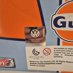 Motormax 1966 Volkswagen Beetle #48 Gulf Diecast Model Car 1:24 scale 79655 NIB