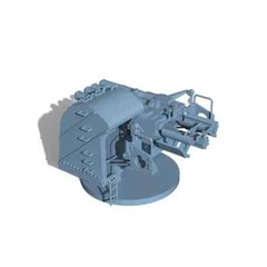 LY350601 1/350 Model Upgrade Parts Japan Navy Type 89 127mm Dual Mount A-A GUN