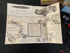 Vintage Strombecker Maserati 250F 1:24 Slot Car Motorized Kit Bundle w/ Throttle