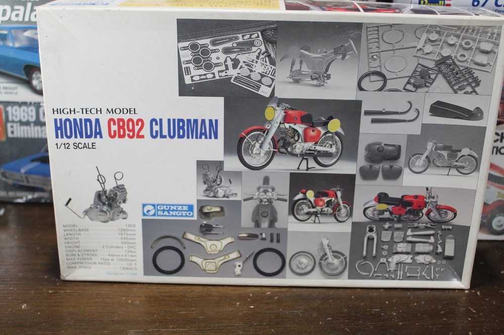 Gunze Sangyo Honda CB92 Clubman 1/12 Sealed Inside