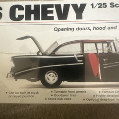 Vintage REVELL ’56 CHEVY CALIFORNIA CLASSICS NEW OLD STOCK FACTORY SEALED 1978
