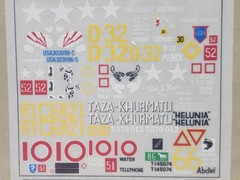Verlinden Productions 1/35 Decal USA Sherman Tank Markings WWII Dry Transfer 347