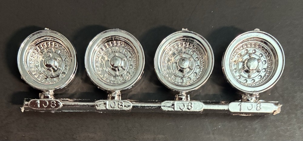 69 Firebird CUSTOM WHEELS 662 1651 AMT Model Car Part COMBINE PARTS