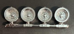 69 Firebird CUSTOM WHEELS 662 1651 AMT Model Car Part COMBINE PARTS