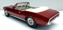 MPC 1:25 1967 Pontiac Firebird Convertible Screw Chassis J Browning Built Model