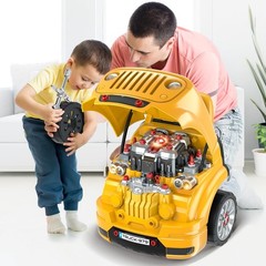 SpringFlower Toys Gifts for 3 4 5 6 7 8 Years Old Boys, Large Truck Engine,…
