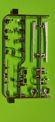 1968 Volkswagen Beetle VW 1/24 Revell Chrome Emblem Door Handles Wipers Antenna
