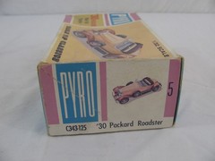 Vintage 1965 Pyro 1/32 Scale 1930 Packard Boat-tail Roadster #C343-125 New