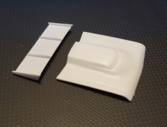 Resin Rear Spoiler & L88 Hood Combo for ’72*/69 Nova AMT*/Revell 1/25.