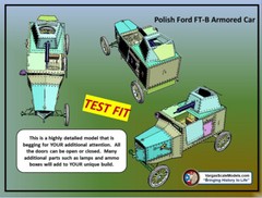 1/35 Ford Polish Armored Car FT-B (Tf-b) Tamiya, Meng, Resicast, Takom, CSM FCM