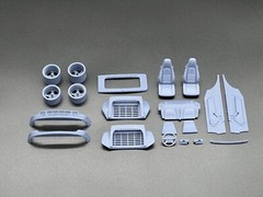 1:24 993 Turbo & Turbo S Conversion Transkit for Tamiya Porsche 911 GT2
