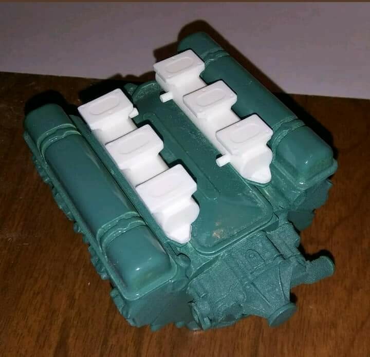 1/8th Buick nailhead six carburetor intake set-up big deuce Revell monogram 1/8