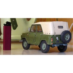 1:25 Scale Soviet Union UAZ-469 Kozlik (Goat) Jeep DIY Handcraft Paper Model Kit