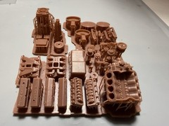 1/25th 351 Cleveland Stock 3D Printed