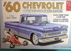 🔥60 CHEVROLET FLEETSIDE PICKUP – FRAME – AMT – MODEL KIT PARTS LOT🔥