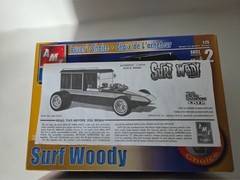 AMT Ertl Surf Woody 1:25 Scale Model Kit Partially Assembled Custom Rod