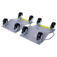 4Pack 6000Lb Capacity Gray Heavy Duty Mechanics Creeper Seat with Brakes