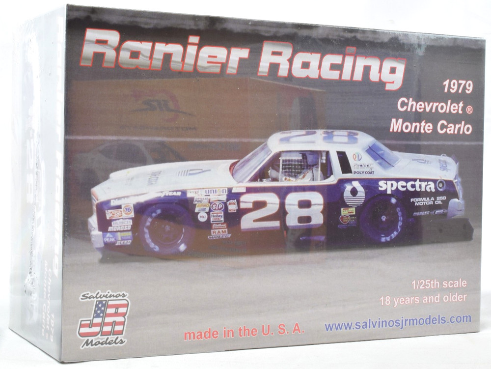 Salvinos JR Models “Spectra” Ranier Racing 1979 Chevy Monte Carlo 1/25 Model Kit