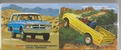 AMT GMC JIMMY, Build Stock or Drag, Retro Deluxe Edition 1/25 1219 /12 ST