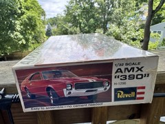 Vintage Revell AMX “390” Hot Ones Kit H-1296 Model Kit 1/32 Scale FACTORY SEALED