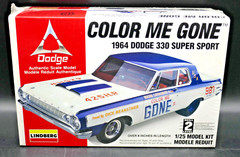 1:25 Lindberg Color Me Gone 1964 Dodge 330 SS Model Kit 72156 – New & Sealed