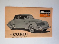 ’41 Willys 1937 Cord Original Issue 1960’s Model Car Junkyard Lot