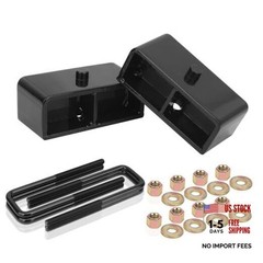 2 Inches Rear Lift Blocks Kit Compatible with 1999-2024 Chevy Silverado 1500
