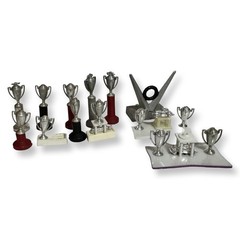 Huge Lot AMT Model Car Trophy Parts 1950s-70s 50+ Car Toppers 100s Pieces