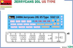 Miniart 1:24 – Jerrycans 20L US Type