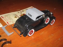 AMT 1932 Ford Model B Sport Roadster Kit # 332 Survivor Built Stock in Box 32