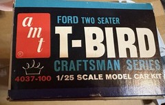 AMT 4037-100 Original Vintage Thunderbird 2-seats Craftsman Model box 1/25 Read