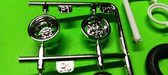 Slick Rim 65 1965 Chevy Chevelle AWB Funny Drag Car 1/25 AMT Racemaster Tires