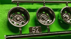 Rubber Tires Rims 1975 Monte Carlo 1/25 NASCAR Donor Kit 5 Slot Wheel Slavino JR