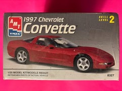1997 CHEVROLET CORVETTE COUPE MODEL KIT AMT ERTL 1/25 SCALE NEW SEALED LOOK!!