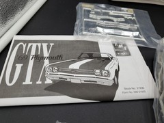 🚦😎AMT ERTL 1969 Plymouth GTX 440 Street Custom 1:25 Model Kit Muscle Open Box