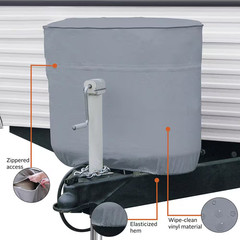 Overdrive 28 In. L X 12.5 In. W X 25 In. H RV Tank Cover Grey Double 30/7.5