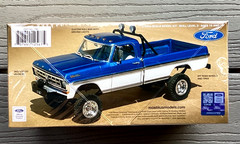MOEBIUS MODELS 1/25 1971 FORD F-250 CUSTOM 4X4 PICKUP TRUCK MODEL KIT # 2567 F/S