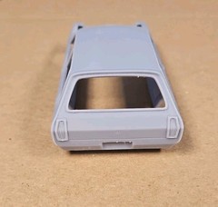 ABS-LIKE RESIN 3D PRINTED 1/25 1971 CHEVY VEGA WAGON BODY SET, COWL HOOD