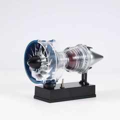 Educational DM122 Turbofan Engine Model Kit All-Metal 1:20 Scale Assembly DIY