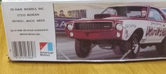 JOHAN Shirley Shahans 69 AMX SUPER STOCKER DRAG-ON-LADY Model Kit