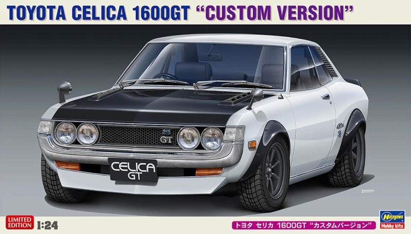 Hasegawa 20672 1/24 Scale Model Car Kit Toyota Celica 1600GT TA22 Custom Version