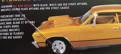 AMT 67 1967 Chevelle SS 1/25 396 454 engine long tube headers tunnel ram