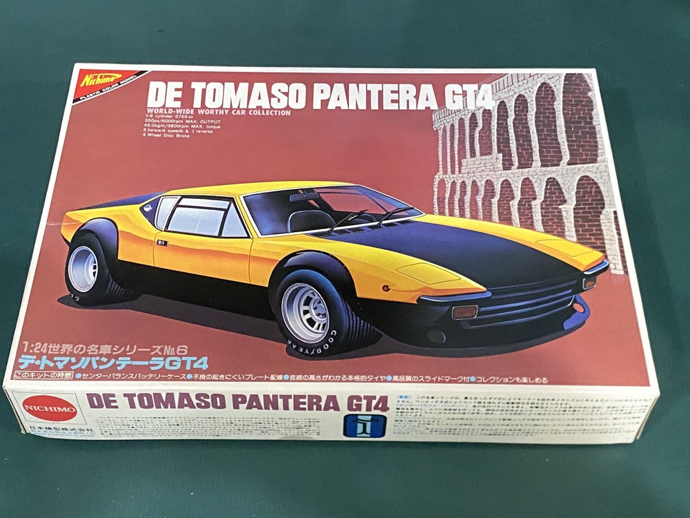 VINTAGE NICHIMO PANTERA GT4 – Rare Orange Body # 6 from Japan