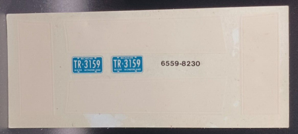 AMT/ERTL | No. 6559 | 1:25 1968 Chevrolet Camaro Z-28 Decals