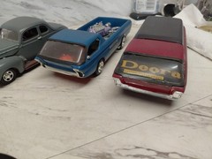Model Junkyard/parts Plastic , Nice Customs Car Lot Of 4 Ford,Chrysler