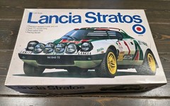 Entex Lancia Stratos HF Rally Car – 1/20 Scale – 7 1/2 inches Long