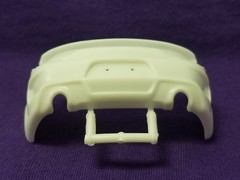 2021 Dodge Charger HELLCAT REAR BUMPER from 1:25 AMT Model Kit