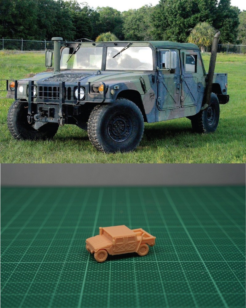 1/144 USA Humvee Pickup (fine detail) Resin Kit (USA304A)