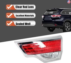 labwork Passenger Side Inner Tail Light Replacement for Toyota Highlander